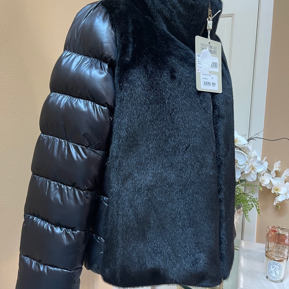 Herno Black Jacket size 48 NEW $675 - Picture 13 of 17